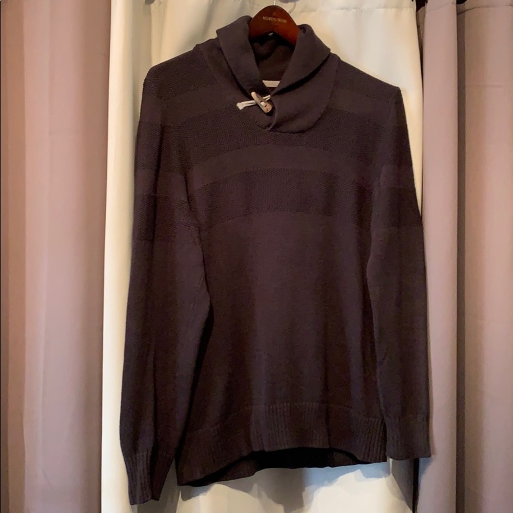 Men’s 1901 Black shawl sweater. US M